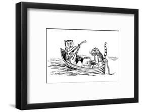 The Owl and The Pussycat-Edward Lear-Framed Premium Giclee Print