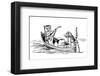 The Owl and The Pussycat-Edward Lear-Framed Premium Giclee Print