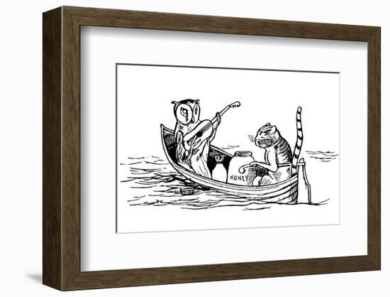 The Owl and The Pussycat-Edward Lear-Framed Premium Giclee Print