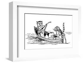 The Owl and The Pussycat-Edward Lear-Framed Premium Giclee Print