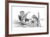 The Owl and The Pussycat-Edward Lear-Framed Premium Giclee Print