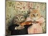 The Owl And The Pussycat-J Hovenstine Studios-Mounted Giclee Print