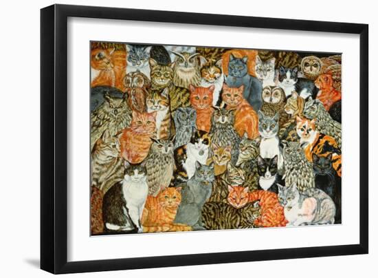 The Owls and the Pussycats-Ditz-Framed Giclee Print