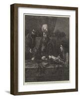 The Owner of the Vineyard Paying His Labourers-Rembrandt van Rijn-Framed Giclee Print