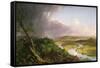 The Oxbow. Holyoke, Massachusetts-Thomas Cole-Framed Stretched Canvas