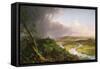 The Oxbow. Holyoke, Massachusetts-Thomas Cole-Framed Stretched Canvas