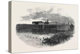 The Oxford and Birmingham Railway: Bridge over the Reservoir, at Solihull, 1852-null-Stretched Canvas
