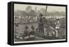 The Oxford and Cambridge Boat-Race, Cheering the Victors-Arthur Hopkins-Framed Stretched Canvas