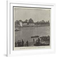 The Oxford and Cambridge Boat-Race, Morning Practice-null-Framed Giclee Print