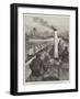 The Oxford and Cambridge Boat-Race, Mr Muttlebury Coaching the Cambridge Crew from a Steam Launch-William Heysham Overend-Framed Giclee Print