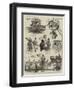 The Oxford and Cambridge Boat Race, Notes from the Press Boat-Sydney Prior Hall-Framed Giclee Print