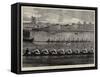 The Oxford and Cambridge Boat-Race, Ready to Start-Arthur Hopkins-Framed Stretched Canvas