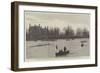 The Oxford and Cambridge Boat-Race, the Finish-null-Framed Giclee Print