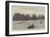 The Oxford and Cambridge Boat-Race, the Finish-null-Framed Giclee Print