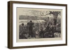 The Oxford and Cambridge Boat Race-William Small-Framed Giclee Print