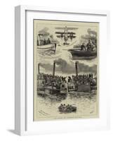 The Oxford and Cambridge Boat-Race-William Ralston-Framed Giclee Print
