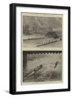 The Oxford and Cambridge Boat Race-Godefroy Durand-Framed Giclee Print