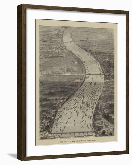 The Oxford and Cambridge Boat Race-null-Framed Giclee Print