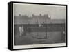 The Oxford and Cambridge Sports, Swanwick's High Jump-null-Framed Stretched Canvas