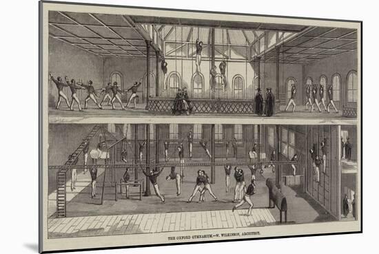 The Oxford Gymnasium, W Wilkinson, Architect-null-Mounted Giclee Print