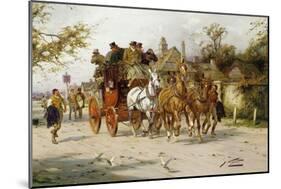 The Oxford to London Mail-George Wright-Mounted Giclee Print