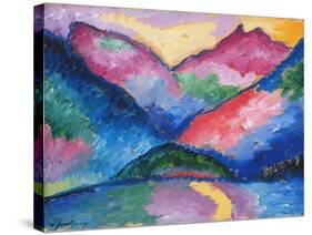 The Oy Valley, 1910-Alexej Von Jawlensky-Stretched Canvas