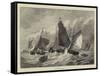 The Oyster Boat-Walter William May-Framed Stretched Canvas