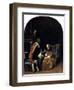 The Oyster Meal, 1659-Frans Van Mieris-Framed Giclee Print