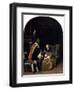 The Oyster Meal, 1659-Frans Van Mieris-Framed Giclee Print