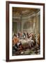 The Oyster Meal, 1735-Jean-François de Troy-Framed Giclee Print