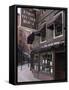 The Oyster Union House, Blackstone Block, Built in 1714, Boston, Massachusetts-Amanda Hall-Framed Stretched Canvas