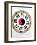 The Pa-Kua Symbol, Showing the Symbols For the Eight Changes, the Trigrams and Yin and Yang-null-Framed Giclee Print