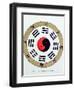 The Pa-Kua Symbol, Showing the Symbols For the Eight Changes, the Trigrams and Yin and Yang-null-Framed Giclee Print