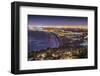 The Pacific Coast of Los Angeles, California as Viewed from Rancho Palos Verdes.-SeanPavonePhoto-Framed Photographic Print