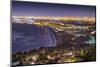 The Pacific Coast of Los Angeles, California as Viewed from Rancho Palos Verdes.-SeanPavonePhoto-Mounted Photographic Print