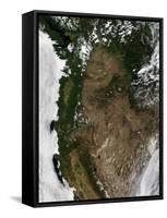 The Pacific Northwest Region of the United States (And Parts of Canada) was Acquired July 3, 2006-Stocktrek Images-Framed Stretched Canvas