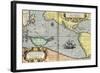 The Pacific Ocean, 1592-Abraham Ortelius-Framed Giclee Print