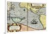 The Pacific Ocean, 1592-Abraham Ortelius-Framed Giclee Print