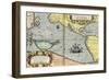 The Pacific Ocean, 1592-Abraham Ortelius-Framed Giclee Print