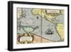 The Pacific Ocean, 1592-Abraham Ortelius-Framed Giclee Print