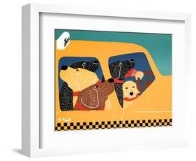 The Pack Instinct Taxi-Stephen Huneck-Framed Giclee Print