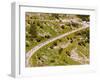 The Pack Rides Down the Glandon Pass During the 17th Stage of the Tour De France-null-Framed Premium Photographic Print