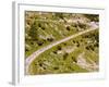 The Pack Rides Down the Glandon Pass During the 17th Stage of the Tour De France-null-Framed Photographic Print