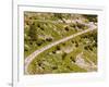 The Pack Rides Down the Glandon Pass During the 17th Stage of the Tour De France-null-Framed Photographic Print