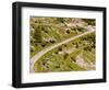 The Pack Rides Down the Glandon Pass During the 17th Stage of the Tour De France-null-Framed Photographic Print