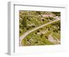 The Pack Rides Down the Glandon Pass During the 17th Stage of the Tour De France-null-Framed Photographic Print