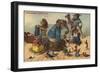 The Packing - the Animals' Trip to Sea-null-Framed Giclee Print