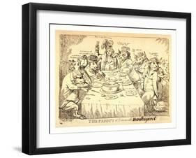 The Paddy's at Dinner with Puddinghead-null-Framed Giclee Print