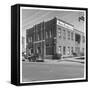 The Paducah Sun Democrat Building, Owned by Edwin J. Paxton and Son Edwin, Jr-Walker Evans-Framed Stretched Canvas