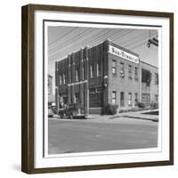 The Paducah Sun Democrat Building, Owned by Edwin J. Paxton and Son Edwin, Jr-Walker Evans-Framed Photographic Print